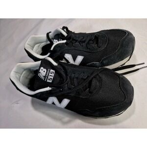 NEW BALANCE 515  Sneakers Mens Black With White Logo Retro Classic Size 10